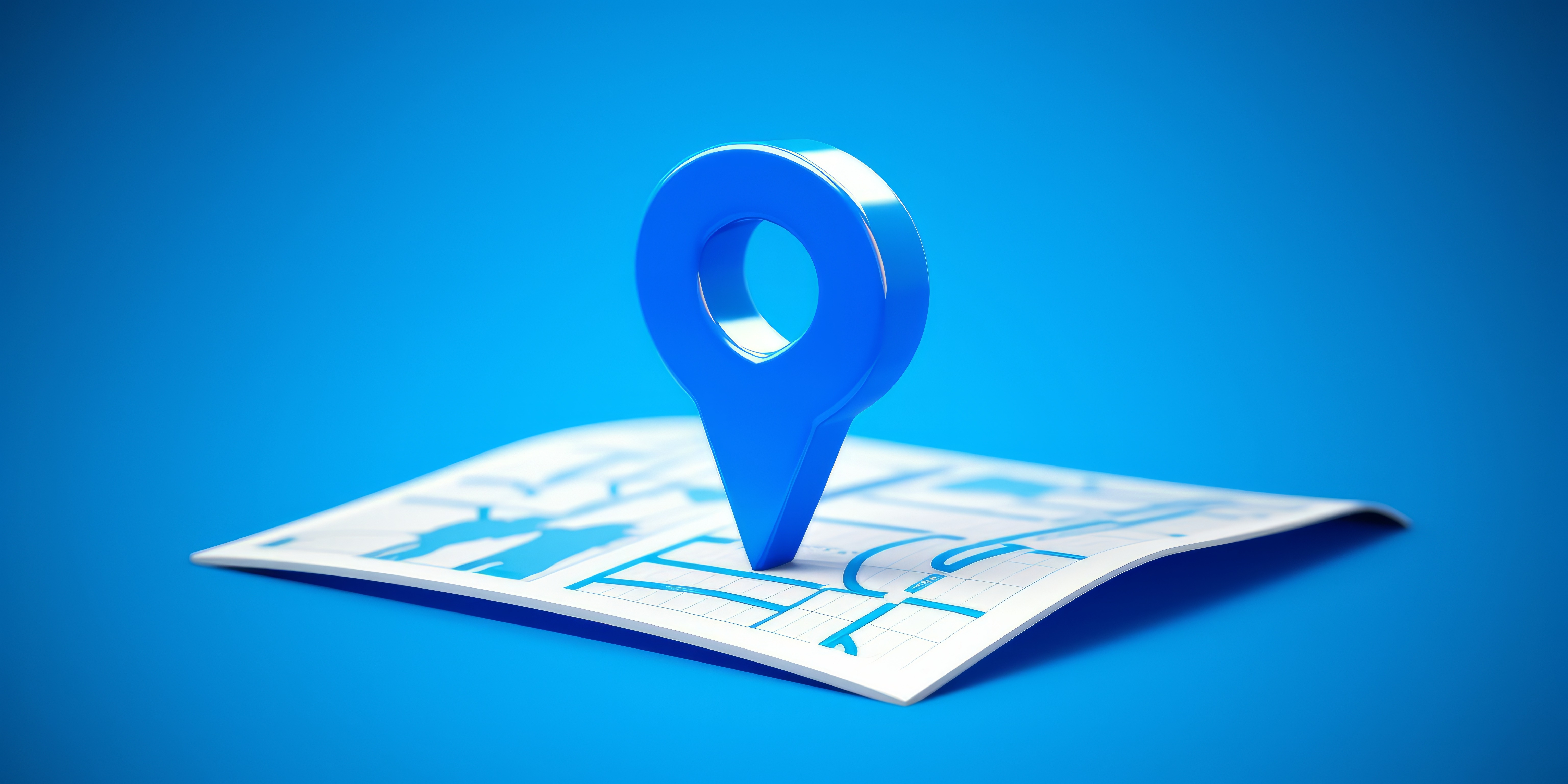 Imagen de un mapa con un pin azul destacando una región potencial para la apertura de un negocio Kumon en la zona.